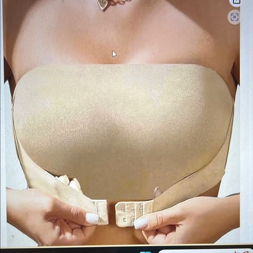Strapless Beige Bra
